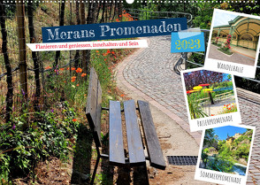 Merans Promenaden – Flanieren und geniessen, innehalten und Sein (Wandkalender 2023 DIN A2 quer) von Michel,  Susan