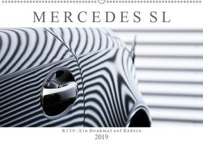 Mercedes SL R230 – Ein Denkmal auf Rädern (Wandkalender 2019 DIN A2 quer) von Schürholz,  Peter