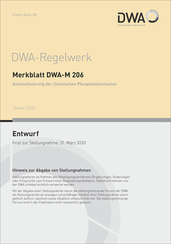 Merkblatt DWA-M 206 Automatisierung der chemischen Phosphatelimination (Entwurf)