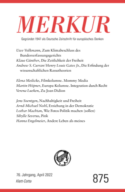 MERKUR Gegründet 1947 als Deutsche Zeitschrift für europäisches Denken – 2022 – 04 von Demand,  Christian, Knörer,  Ekkehard