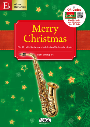 Merry Christmas für Es-Instrumente von HAGE Musikverlag