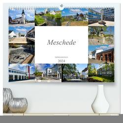 Meschede Impressionen (hochwertiger Premium Wandkalender 2024 DIN A2 quer), Kunstdruck in Hochglanz von Meutzner,  Dirk