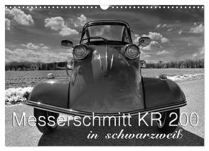 Messerschmitt KR 200 in schwarzweiß (Wandkalender 2024 DIN A3 quer), CALVENDO Monatskalender von Laue,  Ingo