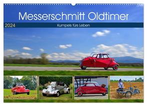 Messerschmitt Oldtimer – Kumpels fürs Leben (Wandkalender 2024 DIN A2 quer), CALVENDO Monatskalender von Laue,  Ingo