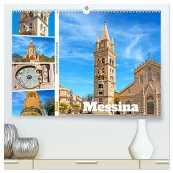 Messina – bezaubernde Küstenstadt (hochwertiger Premium Wandkalender 2024 DIN A2 quer), Kunstdruck in Hochglanz von Schwarze,  Nina