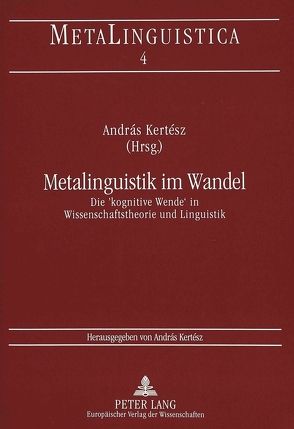Metalinguistik im Wandel von Kertész,  András