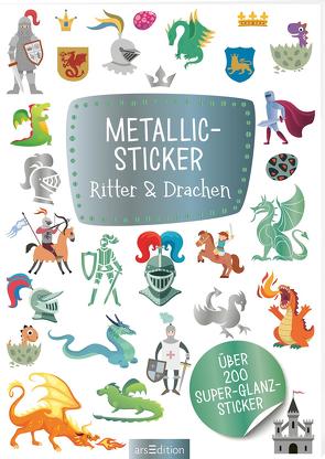Metallic-Sticker – Ritter & Drachen