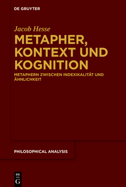 Metapher, Kontext und Kognition von Hesse,  Jacob