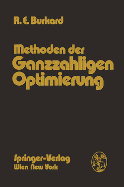 Methoden der Ganzzahligen Optimierung von Burkard,  Rainer E.
