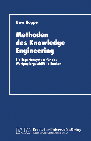 Methoden des Knowledge Engineering von Hoppe,  Uwe