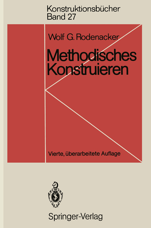 Methodisches Konstruieren von Rodenacker,  Wolf G.