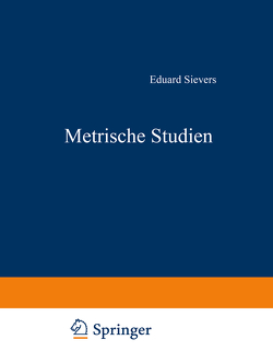 Metrische Studien von Sievers,  Eduard