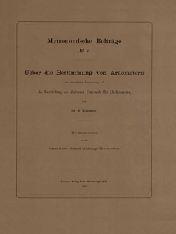 Metronomische Beiträge von Foerster,  Wilhelm, Weinstein,  Bernhard