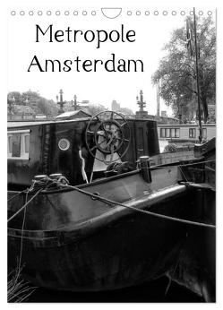 Metropole Amsterdam (Wandkalender 2024 DIN A4 hoch), CALVENDO Monatskalender von Kattobello,  Kattobello