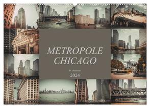 Metropole Chicago (Wandkalender 2024 DIN A2 quer), CALVENDO Monatskalender von Meutzner,  Dirk