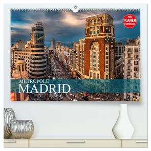 Metropole Madrid (hochwertiger Premium Wandkalender 2024 DIN A2 quer), Kunstdruck in Hochglanz von Meutzner,  Dirk
