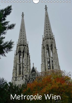 Metropole Wien (Wandkalender 2019 DIN A4 hoch) von kattobello