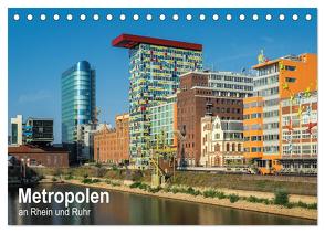 Metropolen an Rhein und Ruhr (Tischkalender 2024 DIN A5 quer), CALVENDO Monatskalender von Seethaler,  Thomas