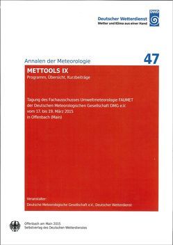 METTOOLS IX von Deutscher Wetterdienst,  Offenbach/Main