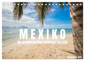 Mexiko – Die wunderschöne Halbinsel Yucatán Fotokalender 2024 (Tischkalender 2024 DIN A5 quer), CALVENDO Monatskalender von shadiego,  shadiego