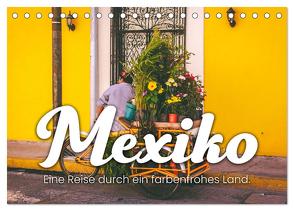 Mexiko – Eine Reise durch ein farbenfrohes Land. (Tischkalender 2024 DIN A5 quer), CALVENDO Monatskalender von SF,  SF
