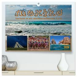 Mexiko – verliebt in ein atemberaubendes Land (hochwertiger Premium Wandkalender 2024 DIN A2 quer), Kunstdruck in Hochglanz von Roder,  Peter
