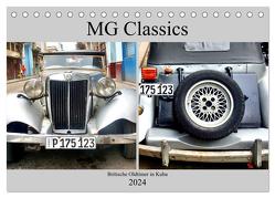 MG Classics – Britische Oldtimer in Kuba (Tischkalender 2024 DIN A5 quer), CALVENDO Monatskalender von von Loewis of Menar,  Henning
