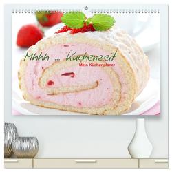 Mhhh … Kuchenzeit Mein Küchenplaner (hochwertiger Premium Wandkalender 2024 DIN A2 quer), Kunstdruck in Hochglanz von Gissemann,  Corinna