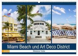 Miami Beach und Art Deco District (Wandkalender 2024 DIN A2 quer), CALVENDO Monatskalender von Viola,  Melanie