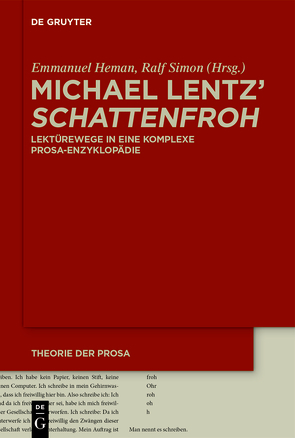 Michael Lentz‘ Schattenfroh von Heman,  Emmanuel, Simon,  Ralf