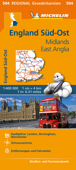 Michelin England Süd-Ost, Midlands, East Anglia