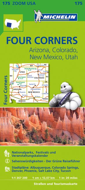Michelin Four Corners, Arizona, Colorado, New Mexiko, Utah