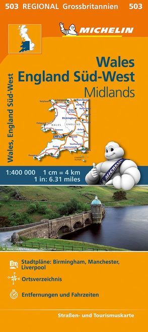 Michelin Wales, England Süd-West, Midlands