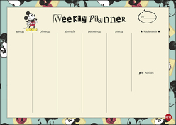 Mickey Mouse Weekly Planner A4 von Heye