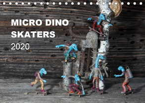 Micro Dino Skaters 2020 (Tischkalender 2020 DIN A5 quer) von (Deivis Slavinskas),  DSLAV