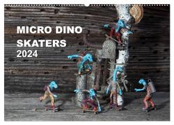 Micro Dino Skaters 2024 (Wandkalender 2024 DIN A2 quer), CALVENDO Monatskalender von (Deivis Slavinskas),  DSLAV
