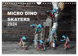 Micro Dino Skaters 2024 (Wandkalender 2024 DIN A4 quer), CALVENDO Monatskalender von (Deivis Slavinskas),  DSLAV