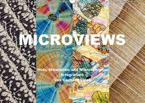 Microviews – Holz, Mineralien und Mikrokristalle (Wandkalender 2019 DIN A3 quer) von Vlcek,  Gerhard