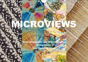 Microviews – Holz, Mineralien und Mikrokristalle (Wandkalender 2019 DIN A4 quer) von Vlcek,  Gerhard