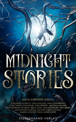 Midnight Stories (Anthologie) von Altmann,  Jenny Barbara, Amerstorfer,  Tanja, Bieber,  Lena, Bohndorf,  Julia, Brandt,  Anna-Lena, Finley,  Elias, Gaillard,  Jaschka, Grimpo,  Gina, Hensel,  Lisa-Katharina, Kast,  Mo, Loup,  Jess A., Maibach,  Alexandra, Patsch,  Sabrina, Sawatzki,  Anika, Shepherd,  Maya, Stocker,  Sabrina, Yarash,  Cara