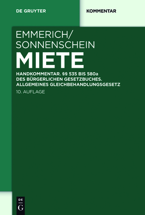 Miete von Emmerich,  Volker, Haug,  André, Rolfs,  Christian, Sonnenschein,  Jürgen, Weitemeyer,  Birgit