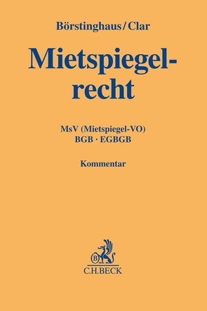 Mietspiegelrecht von Börstinghaus,  Ulf P., Clar,  Michael