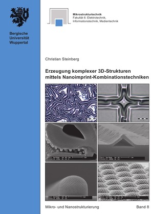 Mikro- und Nanostrukturierung / Erzeugung komplexer 3D-Strukturen mittels Nanoimprint-Kombinationstechniken von Steinberg,  Christian