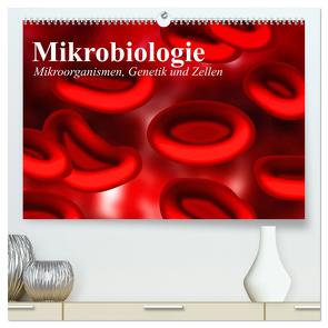 Mikrobiologie. Mikroorganismen, Genetik und Zellen (hochwertiger Premium Wandkalender 2024 DIN A2 quer), Kunstdruck in Hochglanz von Stanzer,  Elisabeth