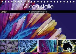 Mikrokristalle in polarisiertem Licht (Tischkalender 2019 DIN A5 quer) von Becker,  Thomas