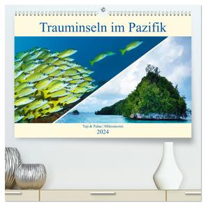 Mikronesien: Yap und Palau (hochwertiger Premium Wandkalender 2024 DIN A2 quer), Kunstdruck in Hochglanz von Niemann,  Ute