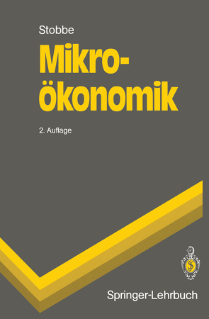 Mikroökonomik von Stobbe,  Alfred