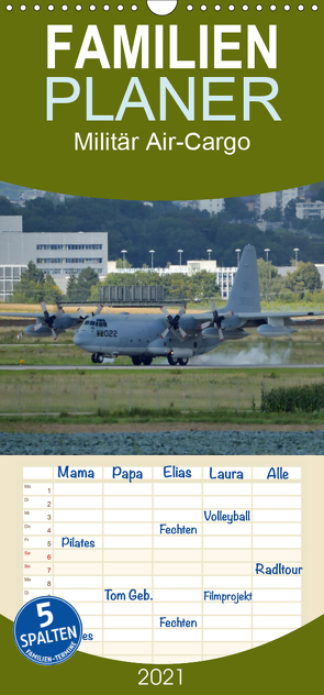 Militär Air-Cargo – Familienplaner hoch (Wandkalender 2021 , 21 cm x 45 cm, hoch) von TomTom