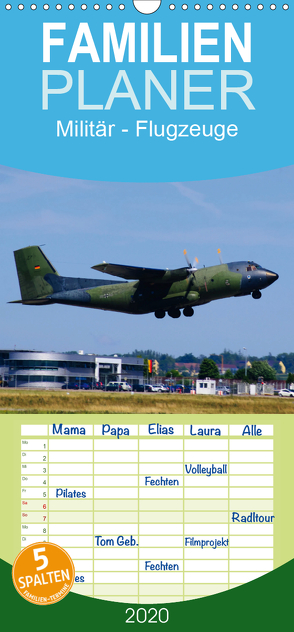 Militär – Flugzeuge – Familienplaner hoch (Wandkalender 2020 , 21 cm x 45 cm, hoch) von Heilscher,  Thomas