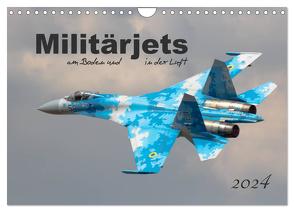 Militärjets am Boden und in der Luft (Wandkalender 2024 DIN A4 quer), CALVENDO Monatskalender von MUC-Spotter,  MUC-Spotter